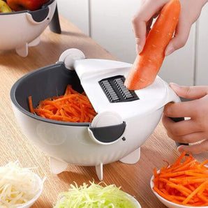 9 in 1 Vegetable Cutter with Drain Basket